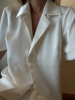 Imogen Button Shirt - Cream