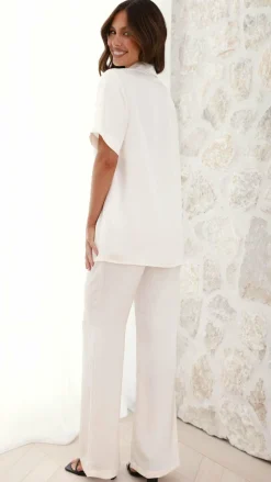 Imogen Button Shirt - Cream