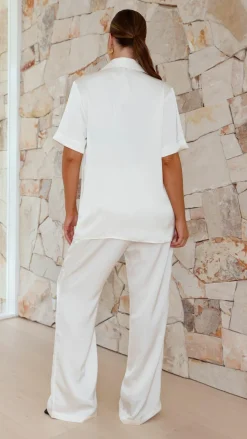 Imogen Button Shirt - Cream