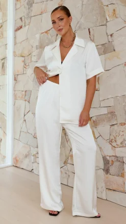 Imogen Button Shirt - Cream