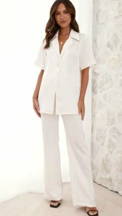 Imogen Button Shirt - Cream