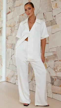 Imogen Button Shirt - Cream