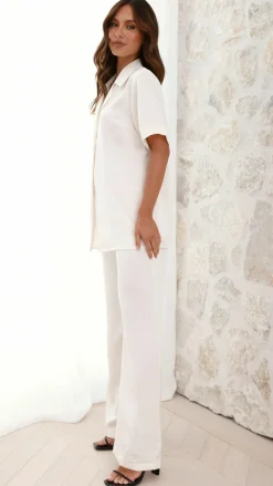 Imogen Button Shirt - Cream