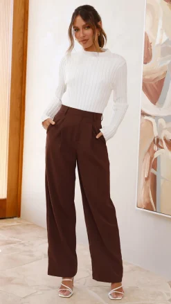 Imogen Long Sleeve Knit Crop - White