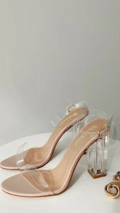 Inca Heels - Nude Patent