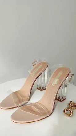 Inca Heels - Nude Patent