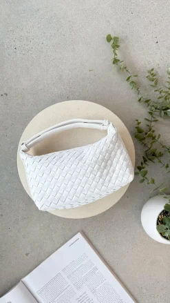 Isabelle Handle Bag - White