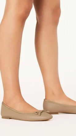 Isaiah Ballet Flats - Dark Nude