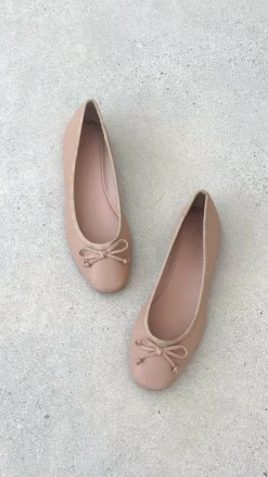 Isaiah Ballet Flats - Dark Nude