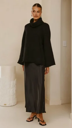 Jacques Knitted Jumper - Black