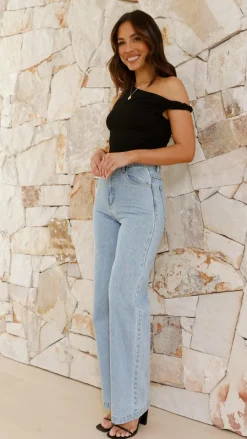 Jaegar Off Shoulder Bodysuit - Black