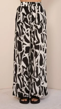 Jamerson Pants - Black/White