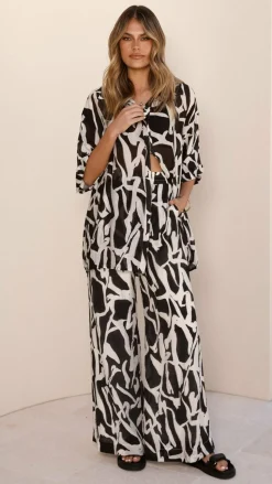 Jamerson Pants - Black/White