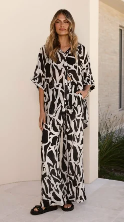 Jamerson Pants - Black/White