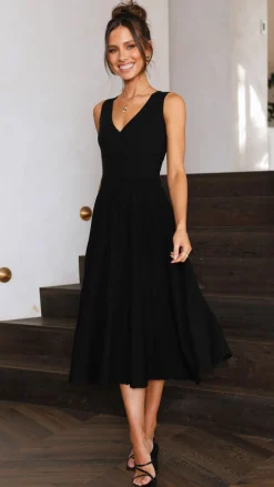 Jayde Knit Dress - Black