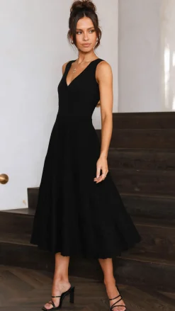 Jayde Knit Dress - Black