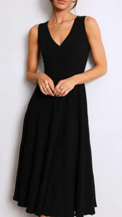 Jayde Knit Dress - Black