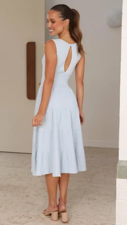 Jayde Knit Dress - Light Blue