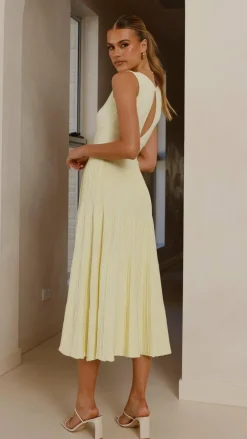 Jayde Knit Dress - Yellow