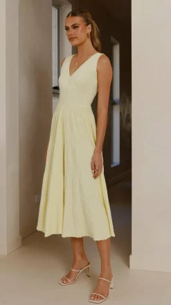 Jayde Knit Dress - Yellow