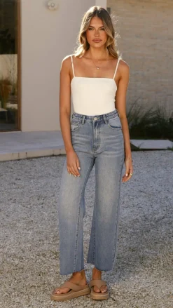 Jaykowa Jeans - Mid Wash Denim