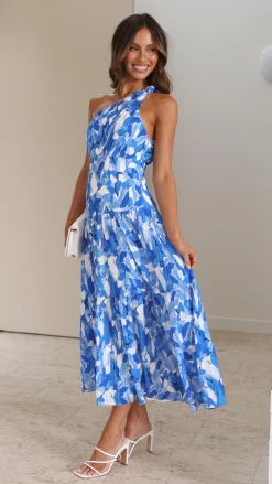 Jayma Maxi Dress - Blue Floral