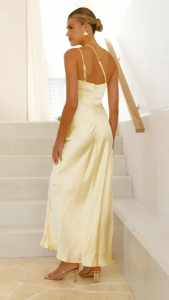 Jenna Maxi Dress - Yellow