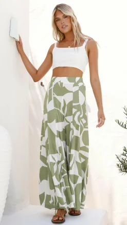 Jerika Pants - Sage Print