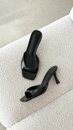 Joey Heel - Black Patent