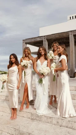 Josephina Midi Dress - Champagne