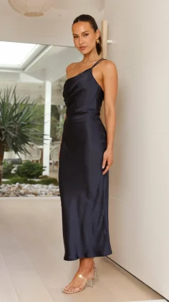 Josephina Midi Dress - Navy