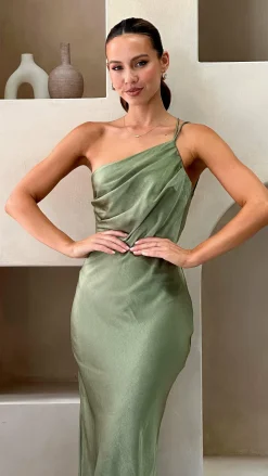 Josephina Midi Dress - Olive