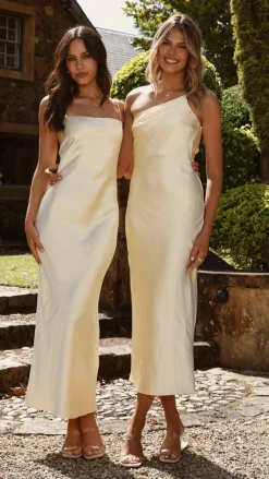 Josephina Midi Dress - Yellow