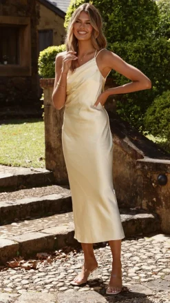 Josephina Midi Dress - Yellow