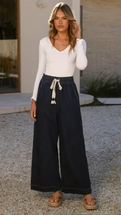 Josephine Pants - Indigo Denim