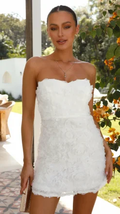 Julia Mini Dress - White