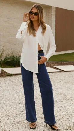 Juliana Button Up Shirt - White