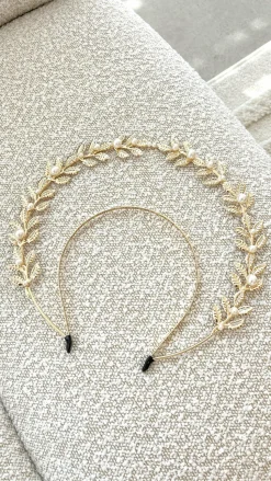 Juliet Halo Headband - Gold