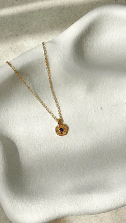 June Birthstone Necklace - Light Amethyst