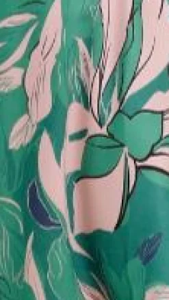 Kaethe Maxi Dress - Green/Pink