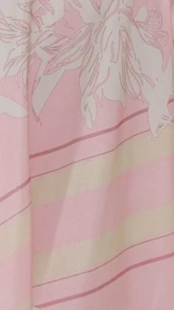 Kaethe Maxi Dress - Pink/White