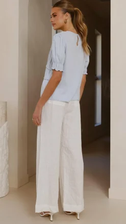 Kai Short Sleeve Top - Blue