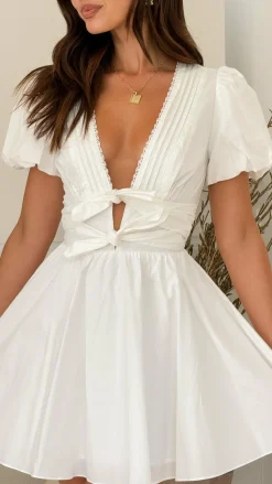 Kaloni Mini Dress - White