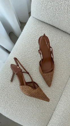 Kameron Heel - Dark Tan Natural