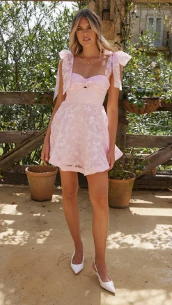 Karis Mini Dress - Blush