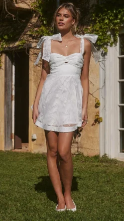 Karis Mini Dress - White