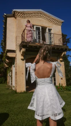 Karis Mini Dress - White