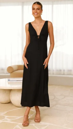 Kataryna Maxi Dress - Black