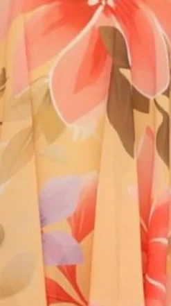 Kelli Maxi Dress - Yellow Floral