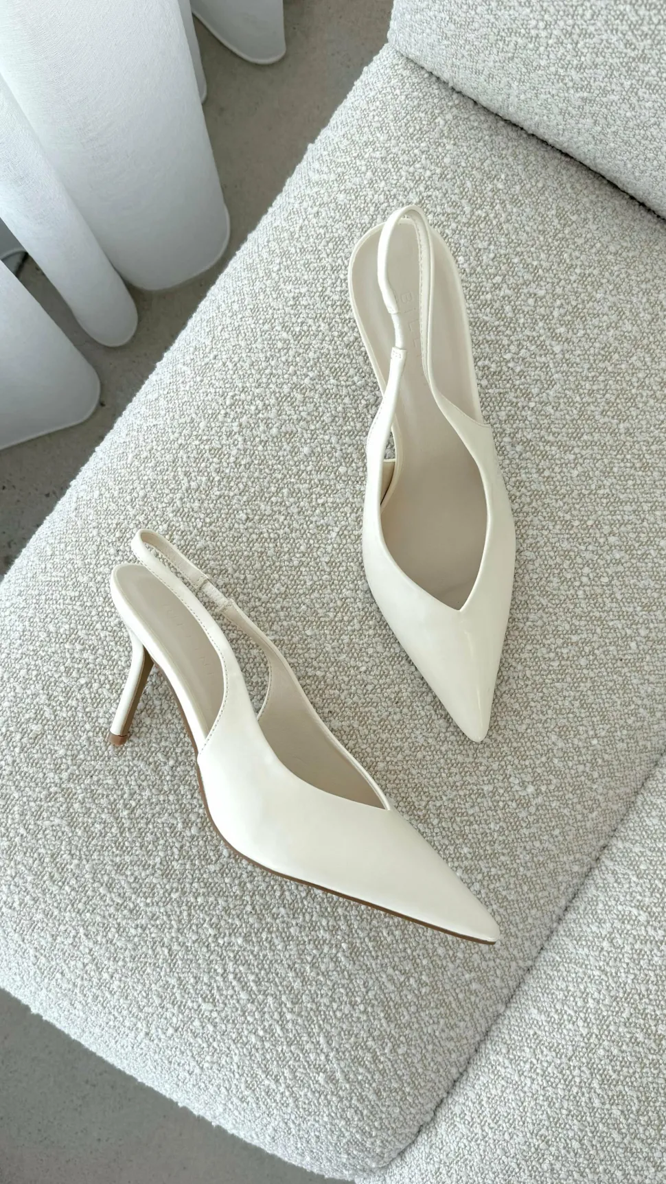 Kendra Heel - White Shine